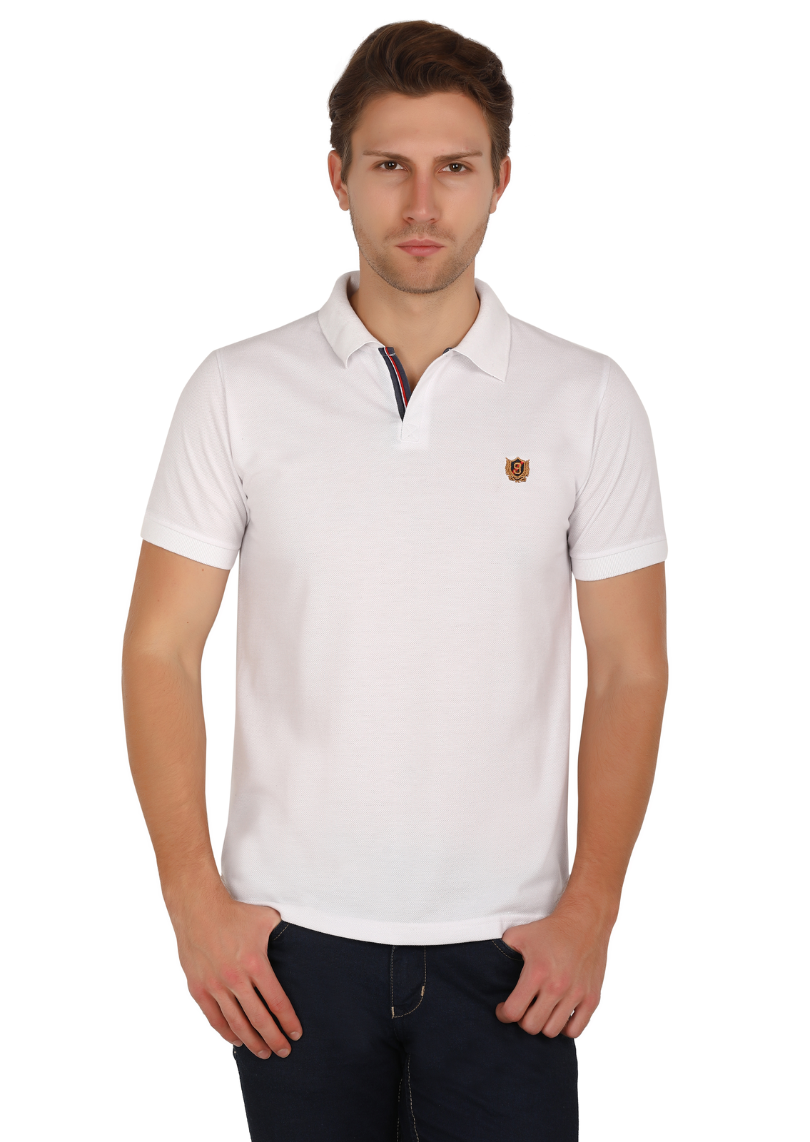 20007 WHITE POLO TSHIRT