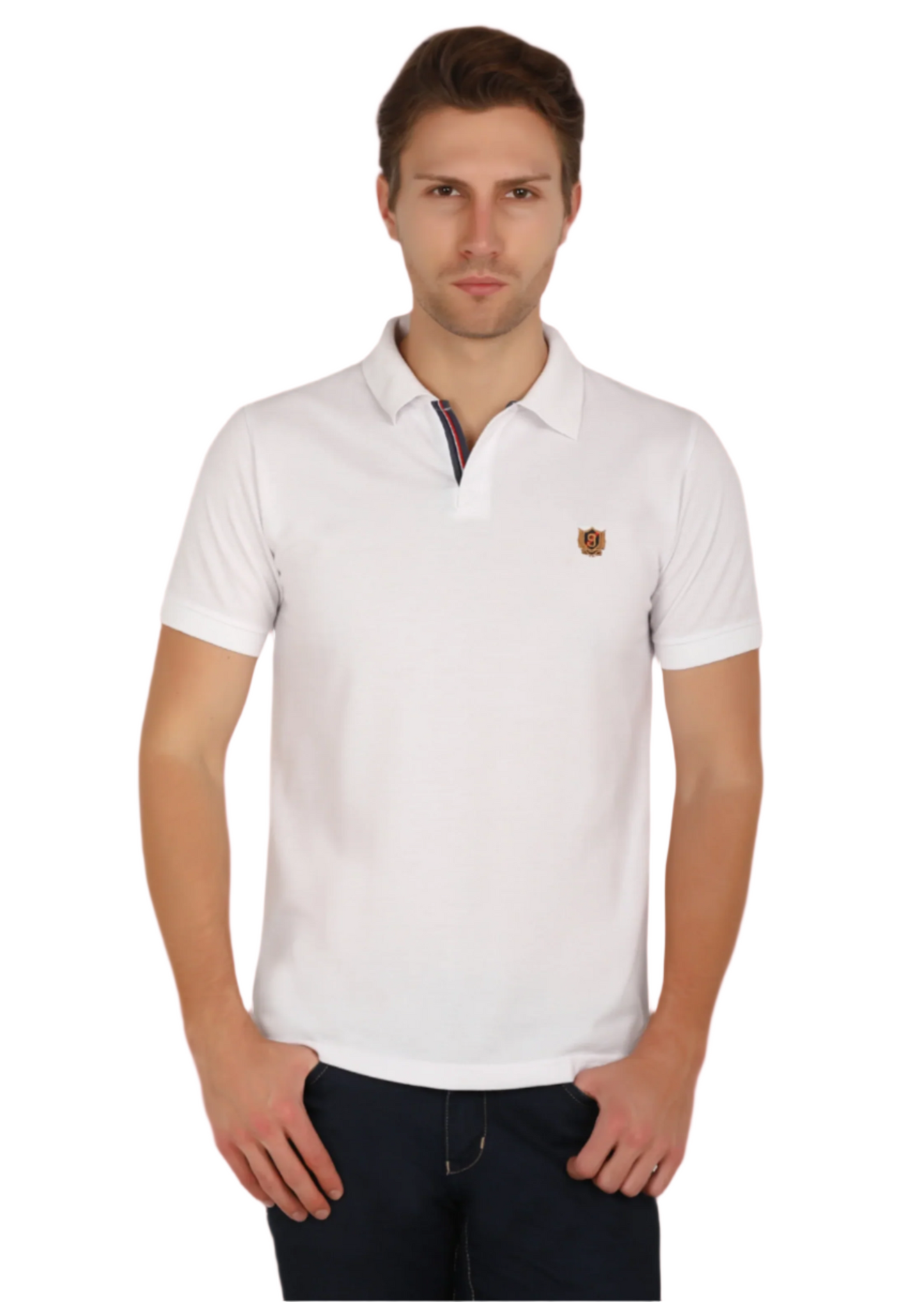 20007 WHITE POLO TSHIRT