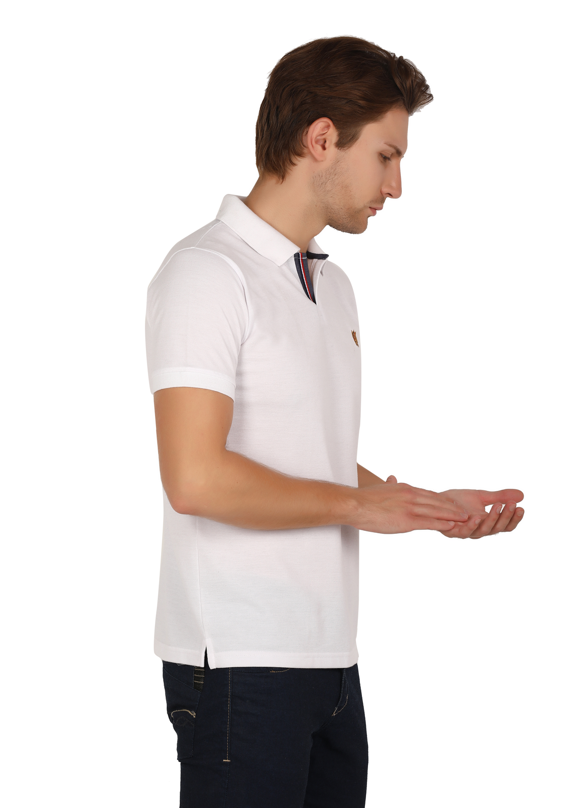 20007 WHITE POLO TSHIRT