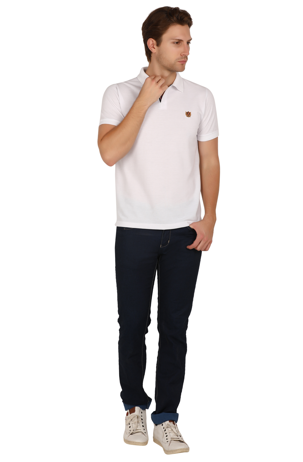 20007 WHITE POLO TSHIRT